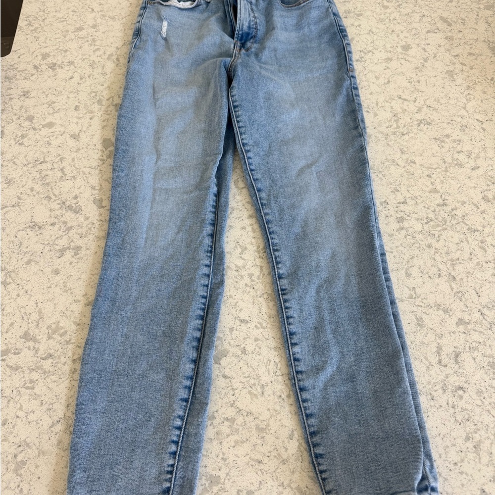 Good American good waist skinny crop
